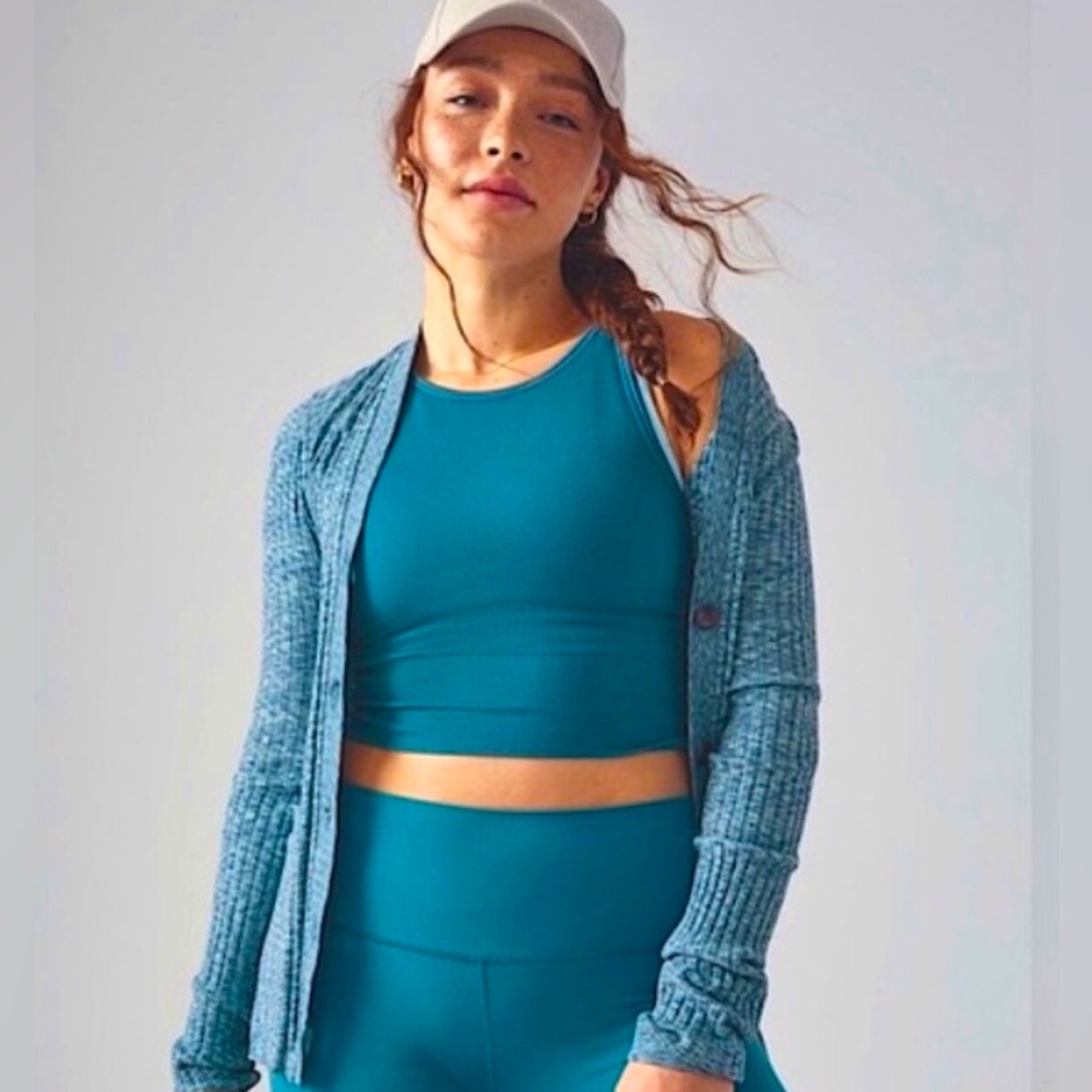 ATHLETA Aurora Seamless Crop Rib Tank